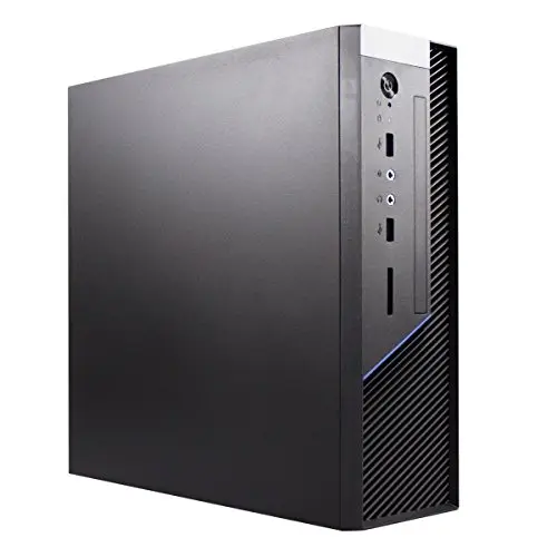 UNYKAch Caja de Ordenador Mini ITX Caviar 1K Negra, con Conexiones USB 3.0 Y Lector De Tarjetas SD/Micro SD