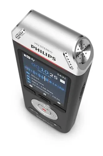 8GB Grabadora de Voz Digital Profesional Philips DVT2110, Voice Recorder grabadora de Audio portatil, grabadora estéreo para reuniones.