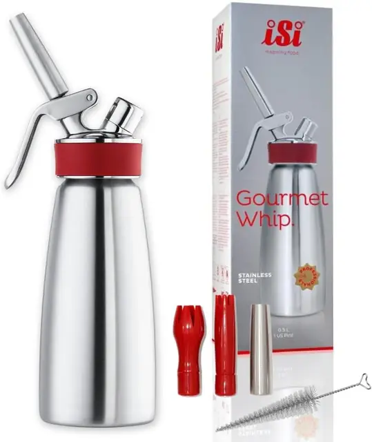 iSi 1603 Sifón, Acero Inoxidable, 0.5 L