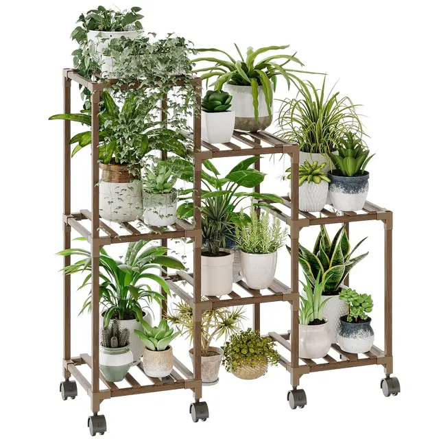 bamworld soporte escalera para plantas