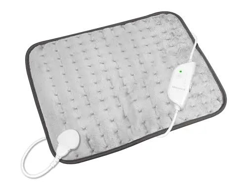 medisana HP 650 almohadilla térmica, manta electrica para espalda, zona lumbar y cuello, 4 niveles de temperatura y protección contra sobrecalentamiento, esterilla eléctrica con apagado automático