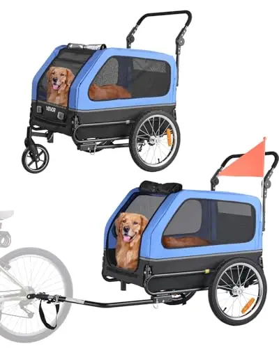 vevor remolque bicicleta perros 40kg