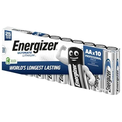 energizer ultimate lithium aa pack 10