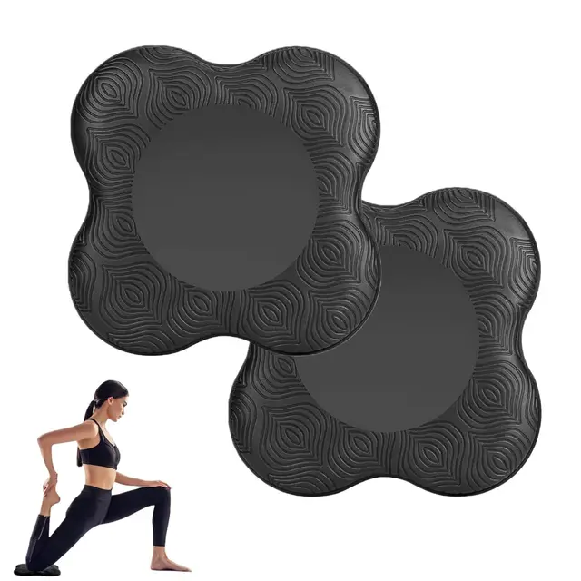 Set de 2 Almohadillas Rodilleras Yoga 18x18 cm,Mini Esterilla Yoga Antideslizante,para Protección de Rodillas Codos Tobillos y Muñecas,Accesorios Fitness para Yoga Pilates Estiramientos y Viaje