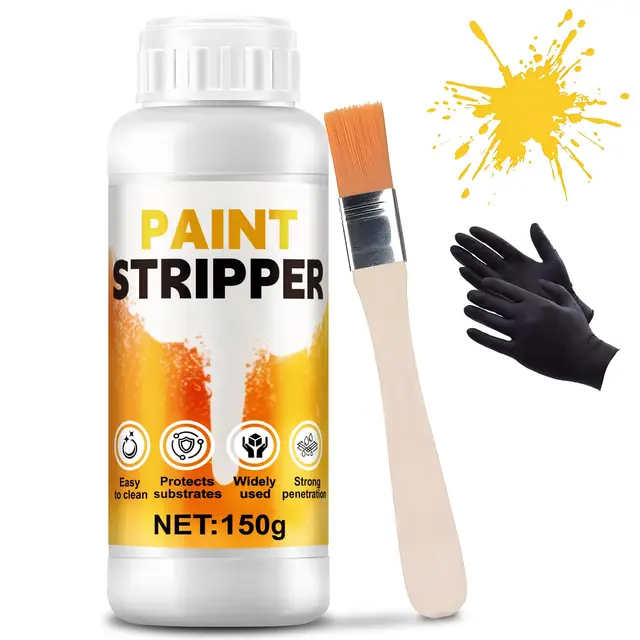 ALLONY Decapante Pintura Metal, Decapante, Removedor de Pintura, Ideal para Remover Todas las Pinturas, Apto para Superficie metálica, 150g