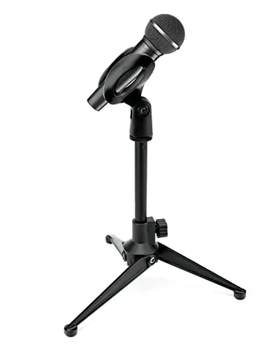qwork wd9438-n soporte trípode micrófono
