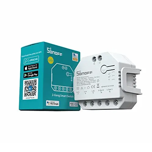 sonoff módulo persiana wifi dual relé 2