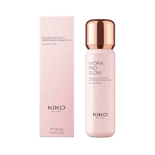 KIKO Milano Hydra Pro Glow, Crema Facial Hidratante Efecto Luminoso Sublime Con Ácido Hialurónico Spf 10