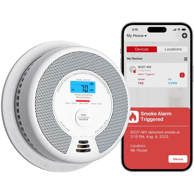 x-sense sc07-wx detector humo y co wifi