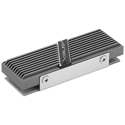 Thermalright-TR TR-M.2 2280 TYPE A G 2280 - Disipador de calor para refrigeración SSD M.2 2280, aluminio, con 2 conductividad térmica, radiador SSD de alto rendimiento (gris)