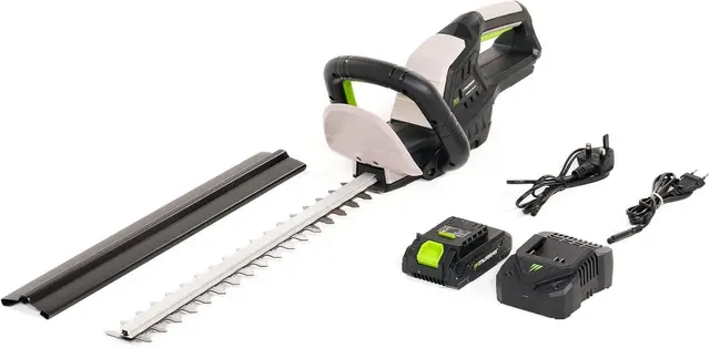 Murray Cortasetos Inalámbrico 20V MU-BAT-HT45-KIT – Cortasetos sin Cable con Cuchilla de Acero de 45,5 cm – Doble Interruptor de Seguridad, Corte 16 mm – 1550 RPM para Setos Precisos