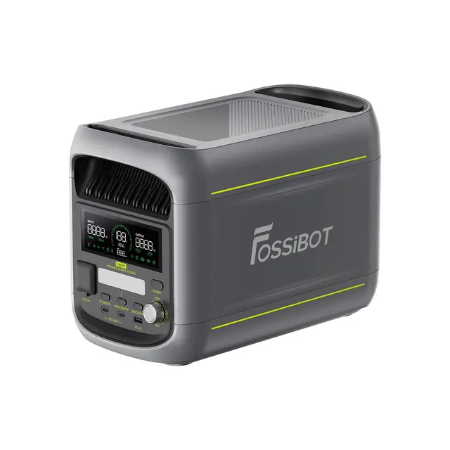 FOSSiBOT F1800 Estación de Energía Portátil 1024Wh Batería LiFePO4 1800W (Pico 3600W), Carga Rápida 1200W, Modo ECO, BMS, App Control para Caravana, Camping, Hogar y Emergencias