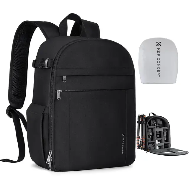 k&f concept mochila cámara 13l