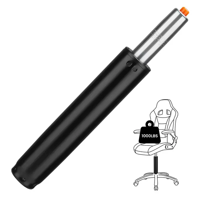 Cilindro de Gas para Silla de Oficina, Class 4 Pistón de Cilindro de Gas de Repuesto 1000LBS(450kg), Longitud 300-450mm, Muelle de Gas para Silla Gaming Giratorias Oficina, Altura Ajustable