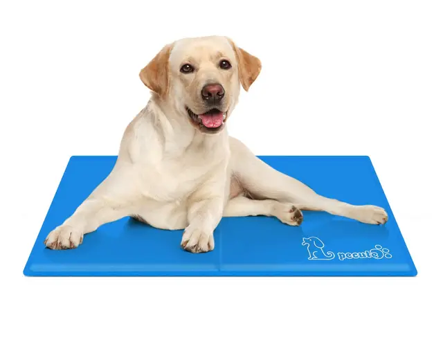 Pecute Alfombra Refrescante para Perro Actualización Engrosada 0.4mm 300D Oxford Alfombrilla de Refrigeración Automática para Animales de Compañía