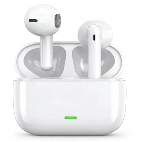 Auriculares Inalámbricos Bluetooth, 2026 Auriculares Bluetooth 5.4 HiFi Estéreo con 4 HD Mic, 58H Cascos Inalambricos con Reducción de Ruido, Control Táctil, IP8 Impermeable Audifonos para iOS Android
