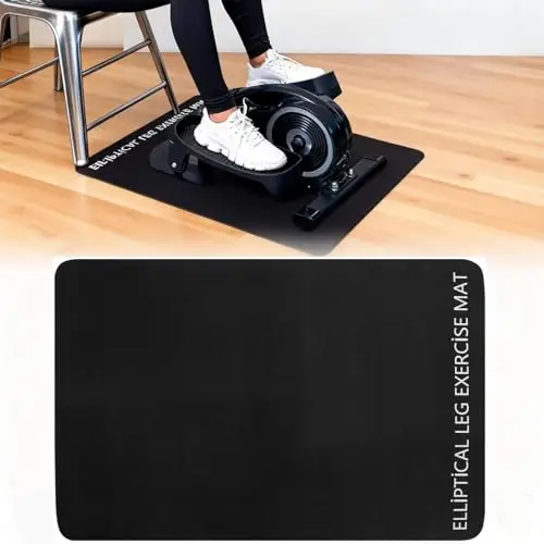Esterilla Antideslizante para Gimnasio Casa, Esterilla Bicicleta Estatica, para Debajo de la Bicicleta Estacionaria Bicicleta Giratoria Esterilla de Protección para el Suelo para Equipos Deportivos