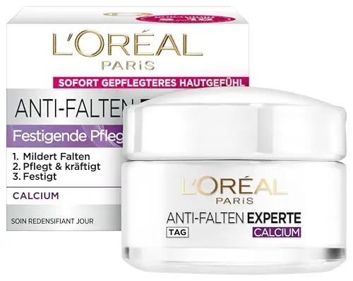 L'Oreal Paris contra - calcio experto antiarrugas de 55, 1er Paquete (1 x 50 ml)