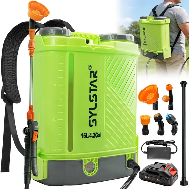 sylstar pulverizador 16l 7bar makita