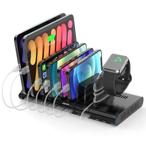 alxum estación carga usb c 96w 10