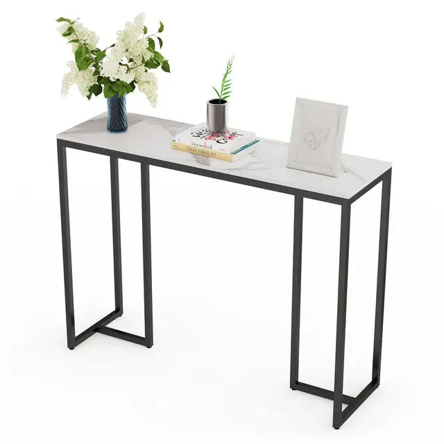 fativo mesa consola mármol 100x30 cm