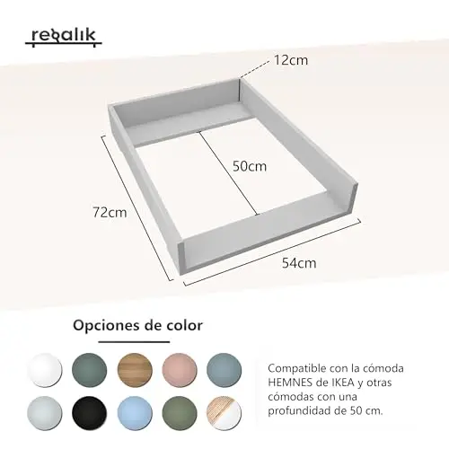 regalik cambiador para hemnes accesorio