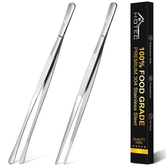 hotec nz-s02 pinzas barbacoa 30cm