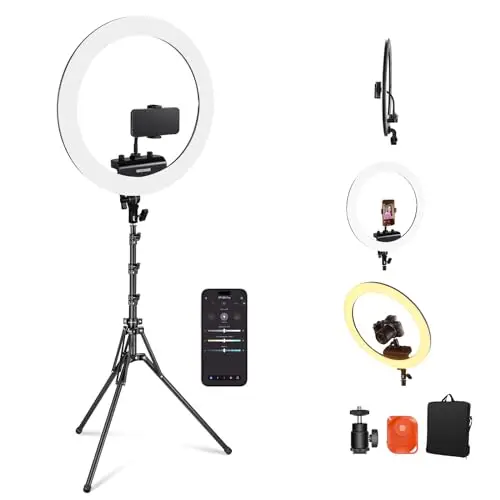 neewer rp18b pro aro luz led 18"