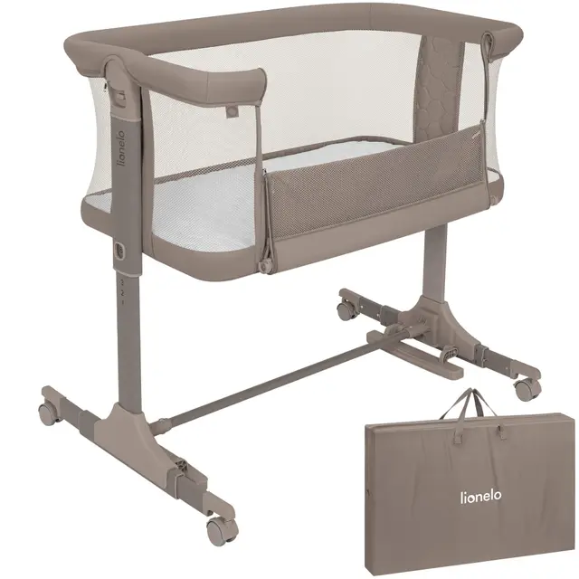 lionelo pari cuna 3 en 1 beige topo