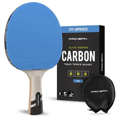 pro-spin pala ping pong fibra carbono