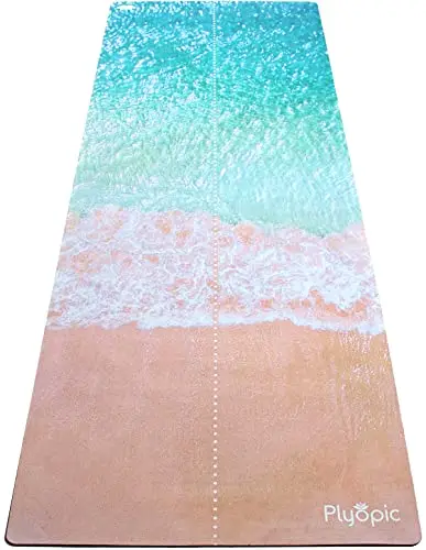 Plyopic Esterilla de Yoga | Antideslizante Colchoneta/Toalla de Lujo. Natural y Ecológica | Ideal para Yoga, Pilates, Ejercicio, Fitness, Hot o Bikram