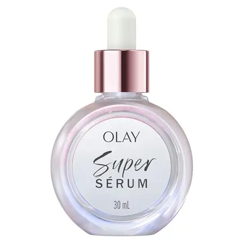 Olay Super Sérum, Sérum Facial Hidratante Con Vitamina C, Niacinamida, Péptido De Colágeno, Cuidado De La Piel Well-Aging, E Iluminador, 30 ml