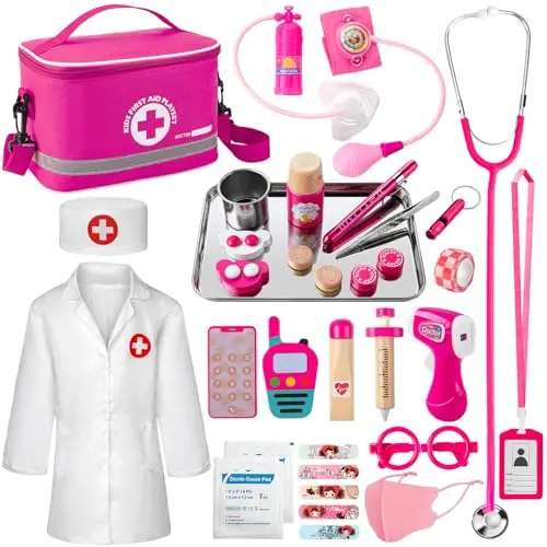 efo shm maletín médico infantil rosa 34