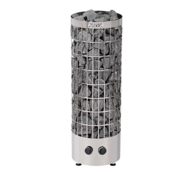 Harvia Estufa de Sauna eléctrica Cilindro PC70 6,8 kW para saunas Familiares 6-10 m³