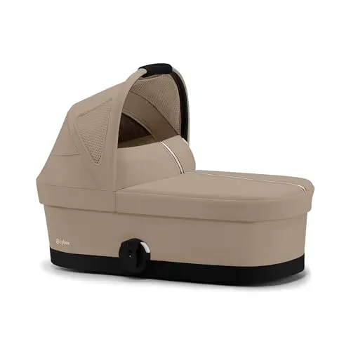 CYBEX Capazo Gold COT S, desde el nacimiento hasta los 6 meses aprox. (máx. 9 kg), Para CYBEX AVI Spin y Eezy S Twist +2, Almond Beige
