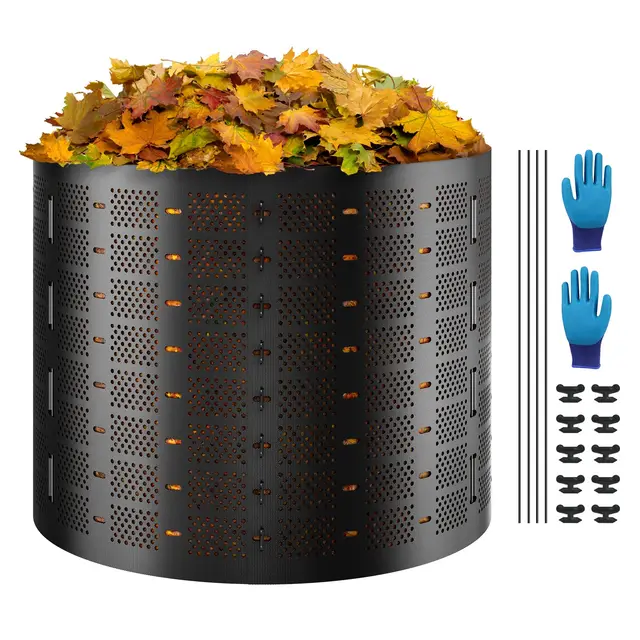 vevor compostador 1000l hdpe