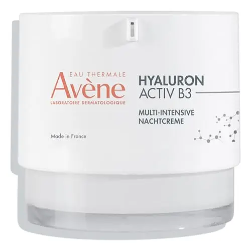 Avène Hyaluron Activ B3 Multi-intensive Nachtcreme - Anti-Aging Pflege gegen Falten mit Niacinamid, 40 ml Crema