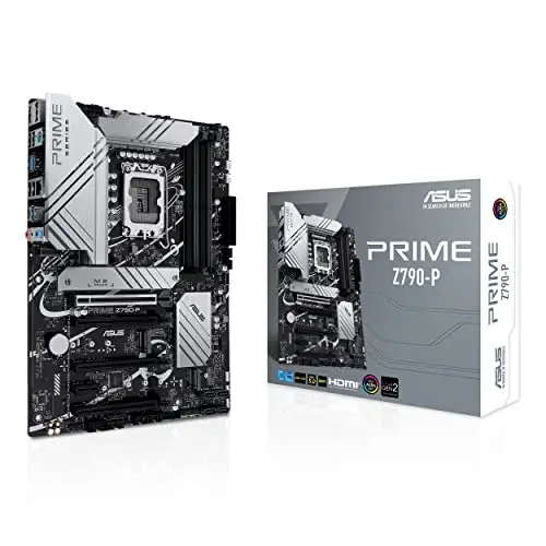 ASUS Prime Z790-P - Placa Base Intel LGA 1700 ATX (PCIe 5.0, Tres M.2, VRM de 14+1 Fases, DDR5, LAN de 2,5 GB, USB 3.2 Gen 2x2 Tipo C, USB 3.2 Gen 2 Tipo C Frontal, Thunderbolt 4, Aura Sync)