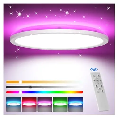 tyreses plafón led 24w rgb regulable