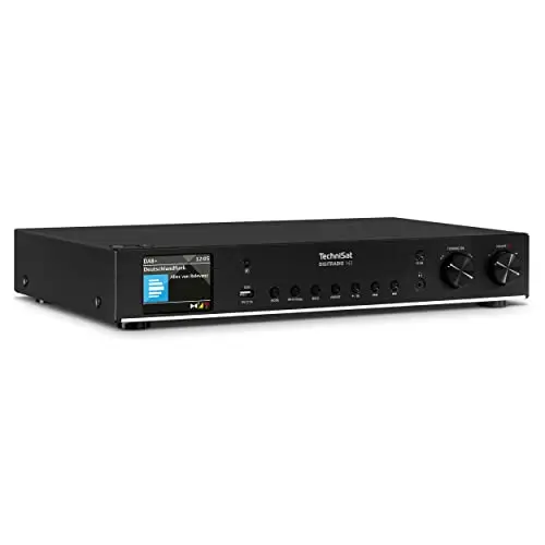 TechniSat DIGITRADIO 143 (V3) - Sintonizador HiFi de Radio por Internet (Radio Digital Dab+, transmisión de Audio Bluetooth, Spotify Connect, Antena de Lanzamiento, Control Remoto, Ancho de 43,5 cm)
