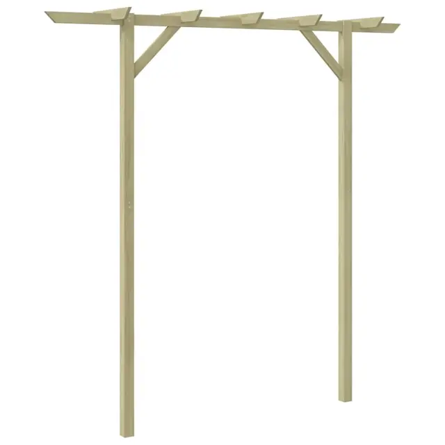 GuyAna Pérgola de jardín de Madera 200x40x205 cm Porches para Exterior Garaje Exterior para Coche