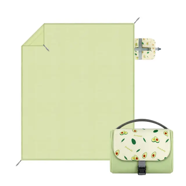 Manta de Picnic, Manta de Playa Impermeable, Manta de Camping, Manta de Senderismo Plegable al Aire Libre Suave y Portátil, para Camping, Parque, jardín, Playa, 147.5x208.5 cm