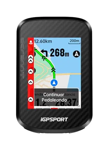 iGPSPORT BSC300T GPS Bicicleta, Pantalla Táctil Color 2,4'' GPS Bicicleta Computadora Navegación Mapas Compatible 130 Datos Compatibles de E-Bike, IPX7 Impermeable, Tipo-C