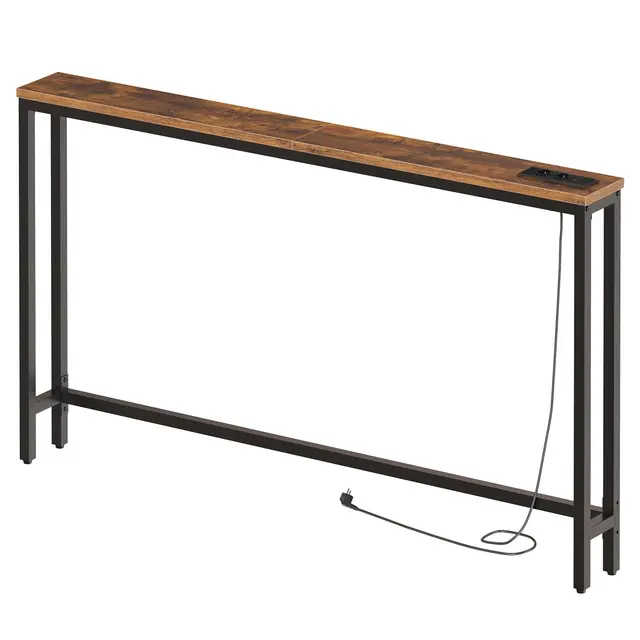 hoobro mesa consola 140 cm con enchufe