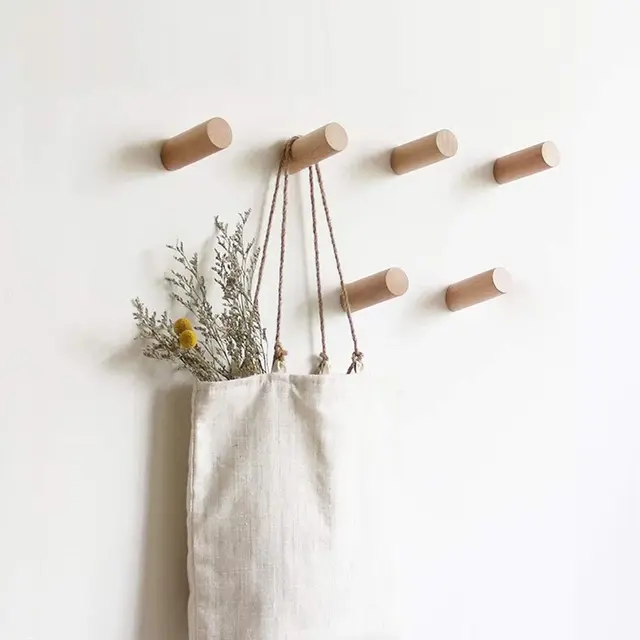homedo perchero pared madera haya 6