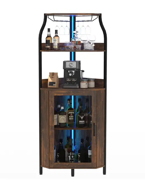 garveemore armario vino esquinero led 5