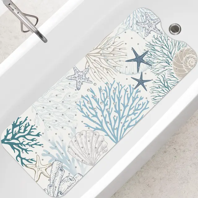 SHUCHING SCH-25D-0029 Alfombra Antideslizante Ducha Coral