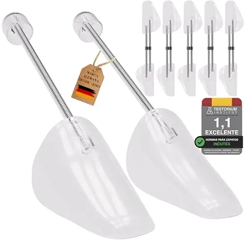 incutex hormas para zapatos 5 pares