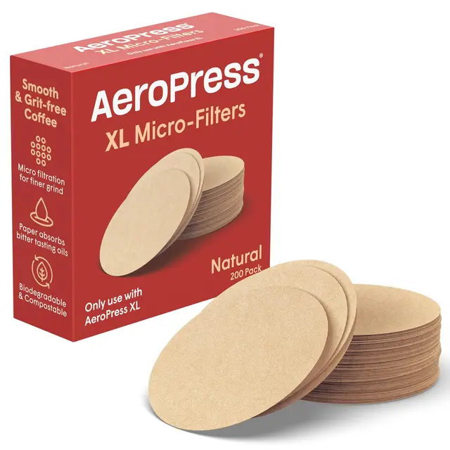 aeropress xl filtros papel natural