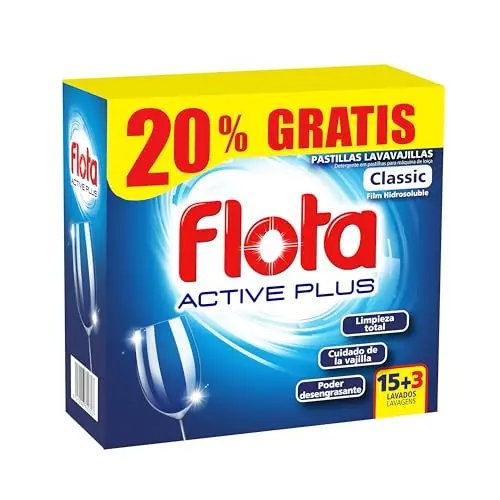 flota active plus 18 pastillas